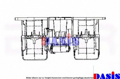 AKS DASIS 742870n -  Вентилятор салона